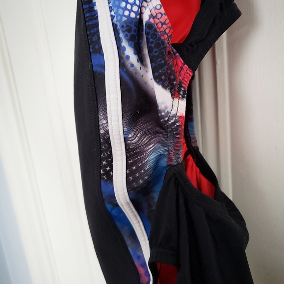 Speedo One-Piece Swimsuit Size 4 Black & Cosmic - Picture 3 of 8